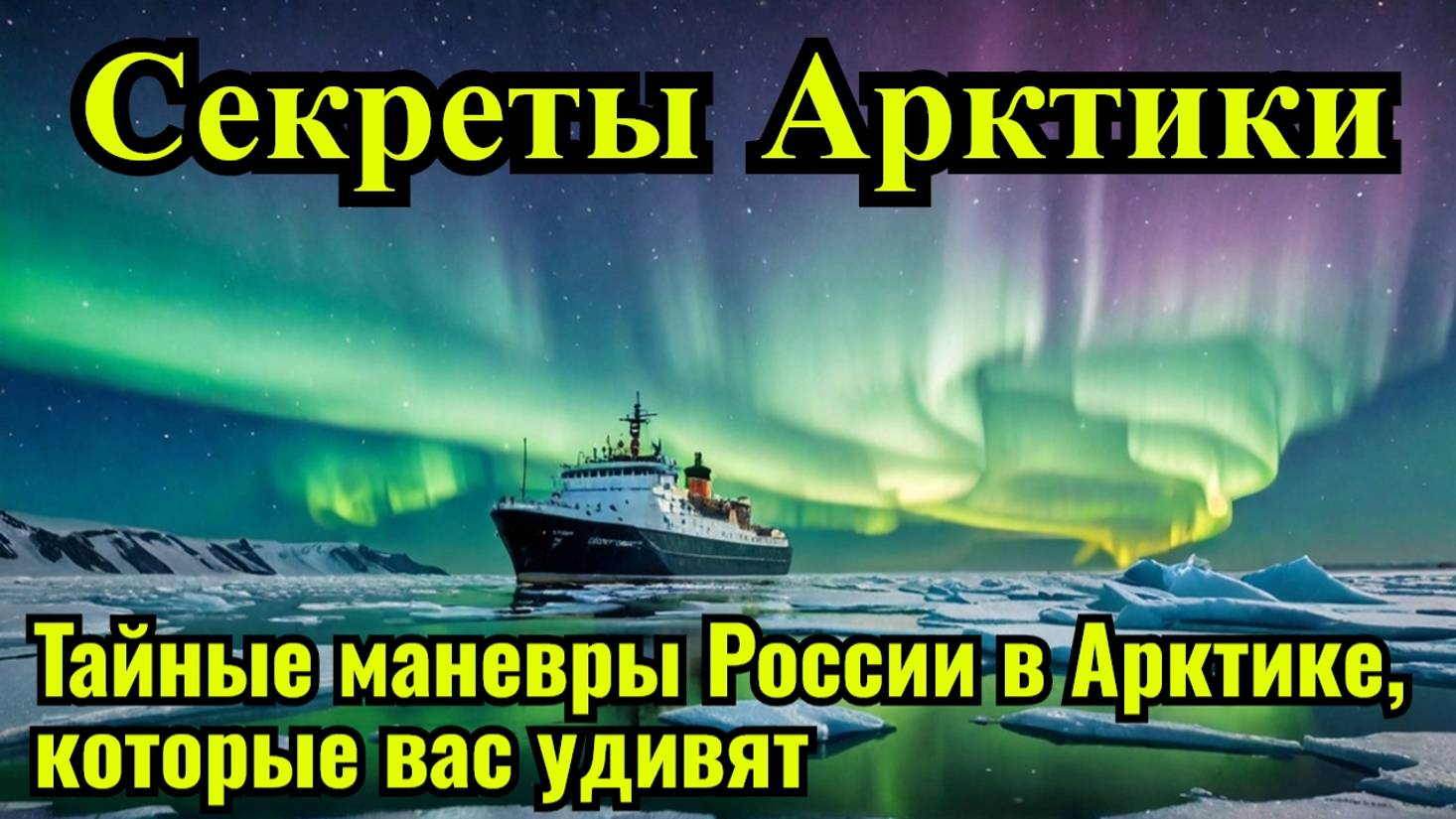 Тайные маневры России в Арктике, которые вас удивят