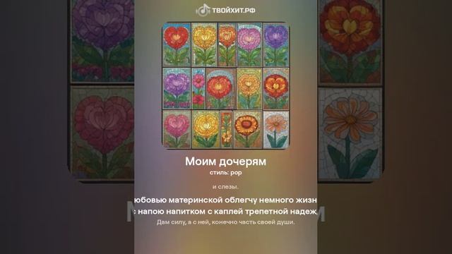 Моим дочерям