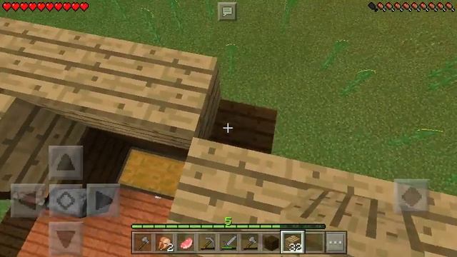 Похождение по миру Minecraft PE "Другая Земля" (Достраиваем дом)