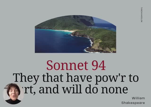 Sonnet 94 Shakespeare па-беларуску