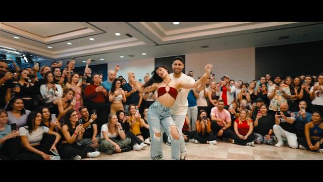 MARCO Y SARA  Y AHORA DANI J  bachata workshop bailando en Madrid Esencia Festival 2024