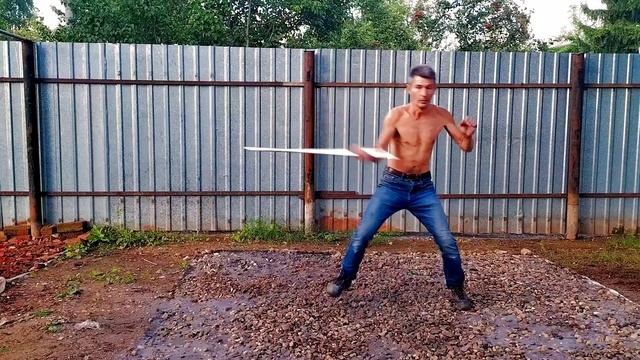 Тренировка с палкой. Полезные для здоровья тренировки -1.