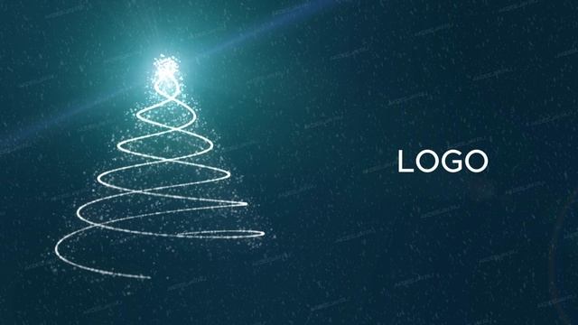 Preview - Christmasfootage 2025 + logo - loop - Blue