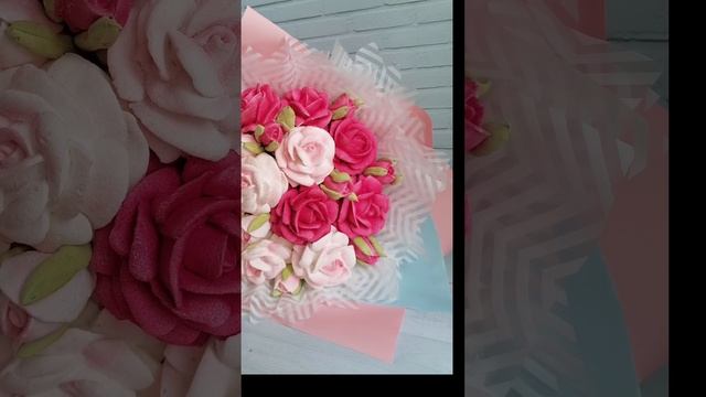 Букет из зефирных роз