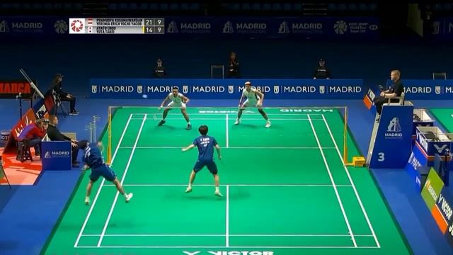 PRAMUDYA/YEREMIA VS Ayato ENDO/YUTA TAKEI BADMINTON SPAIN MASTER R16