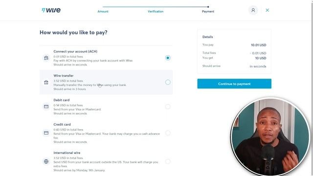 How to add MONEY to Wise Account