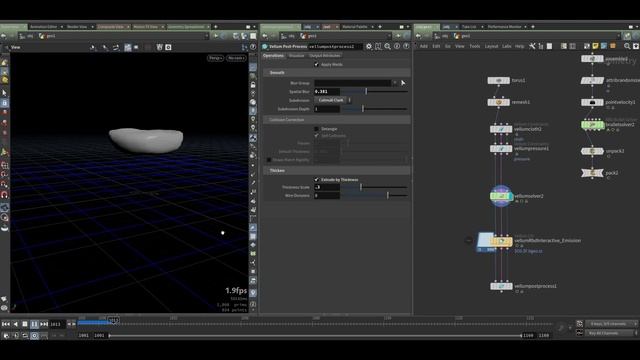 Houdini vellum rbd interact collision | 1 way interactive | Quick Tutorial