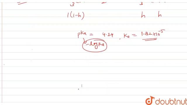 Calculate the pH of 0.05M sodium acetate solution, if the pK_(a) of acetic acid is 4.74. | 12 | ...