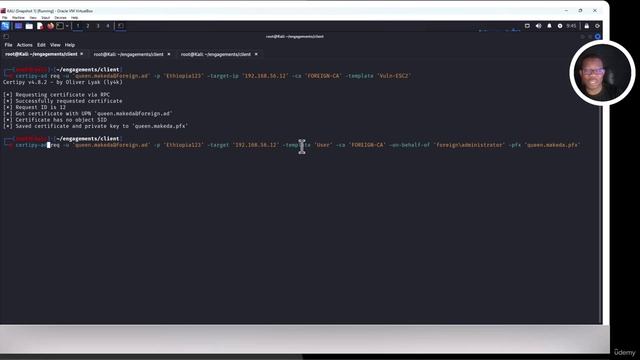 AD Pentest 05 Module  - 58 -Forest Trust Abuse via AD CS ESC2 Attack