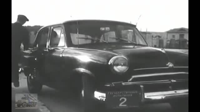 Москвич 402, испытания в Крыму. 1955 год