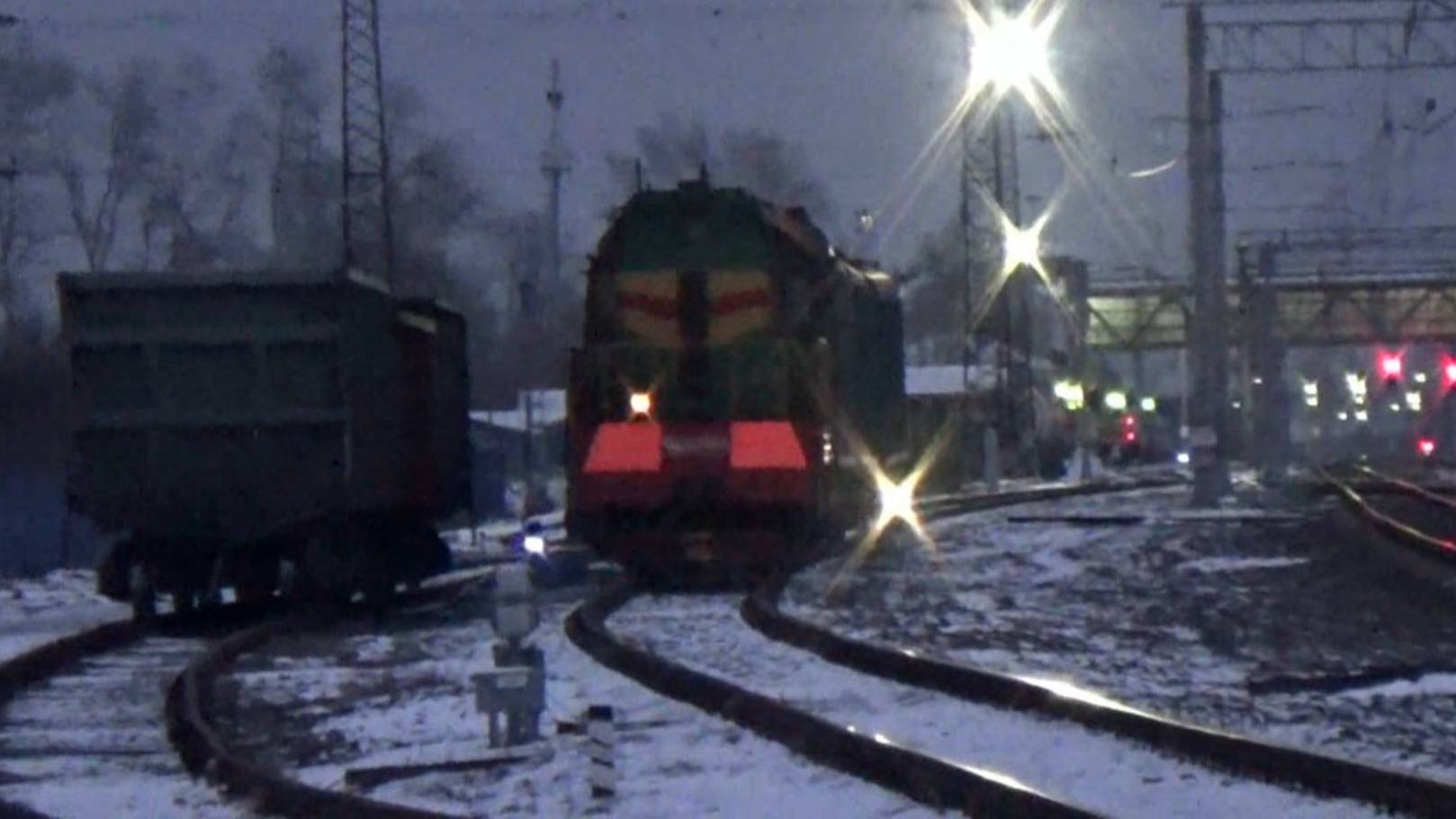 ЧМЭ3-3527 на маневровых работах