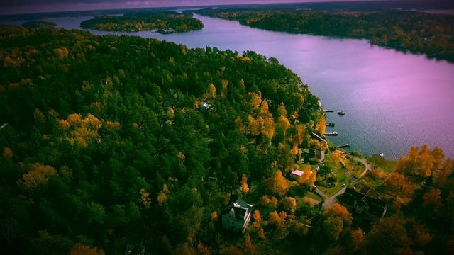 Краски осени с высоты