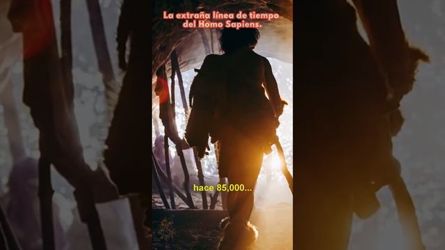 La extraña linea de tiempo del Homo Sapiens.