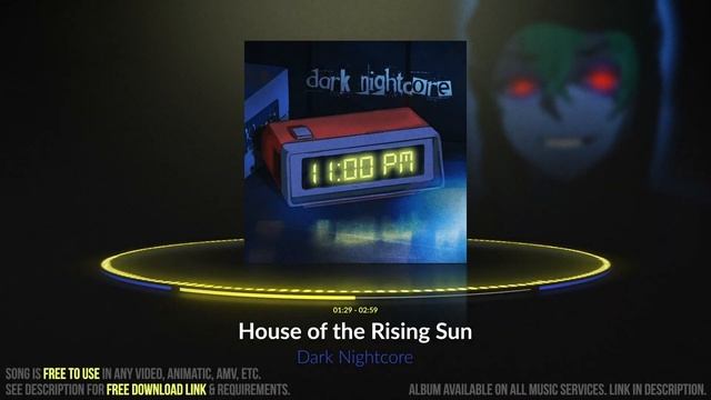 "House of the Rising Sun"【DARK NIGHTCORE COVER】Yandere Nightcore Songs