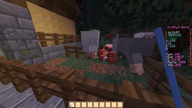 Blue Lightsaber in Minecraft Java with Itemsadder