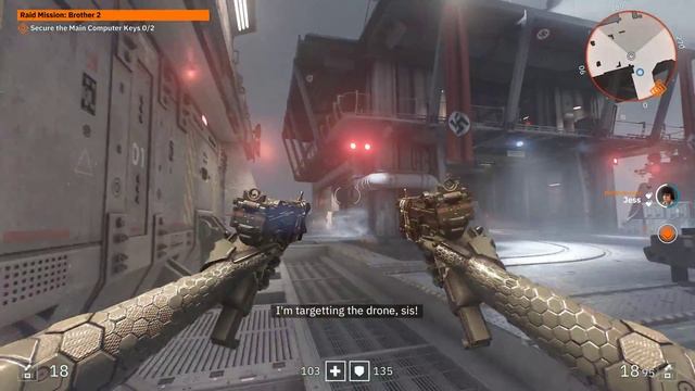 Wolfenstein Youngblood - Terminator Boss Fight At GIANT Skyscrapper (Wolfenstein 2019) 2K HD