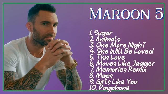 Maroon 5-Hit songs playlist for 2024-Top-Charting Hits Playlist-Fad