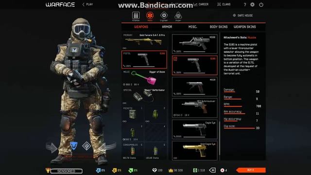 Warface EU account (78 rank)