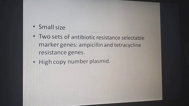 pBR322 plasmid cloning vector - A Lecture By Dr. Anita Sinha