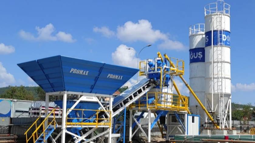 Быстромонтируемый бетонный завод Promax C60 PLUS, Турция.
