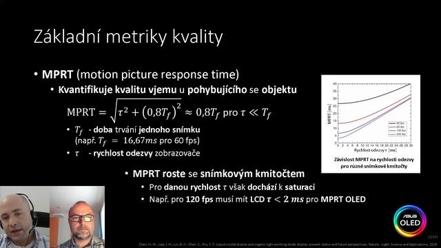 ASUS OLED Media Day #4 - Doc. Ing. Stanislav Vítek, Ph.D. a Ing. Karel Fliegel, Ph.D: OLED vs. LCD