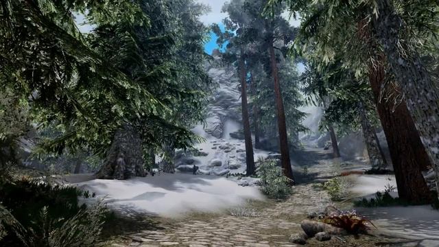 Skyrim Music & Ambience _ Walking Across Skyrim - Riverwood To Ivarstead _ Ultra Modded АСМР РЕЛАКС