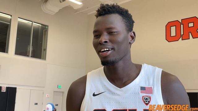 Oregon State MBB Media Day 2021  - C Chol Marial