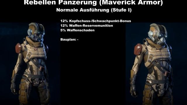 Panzerungen - Mass Effect Andromeda Guide