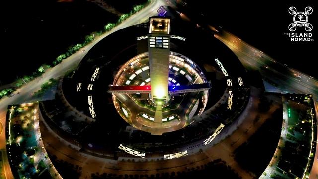 SM Seaside's Tower lights up in PH colors (A Fight to Corona Virus)