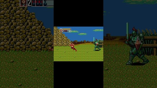 Босс 1 "Рыцарь" Golden Axe 3 (Sega Mega Drive / Genesis)