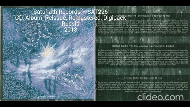 Все издания альбома (CD) - Burzum - Dauði Baldrs Часть 4