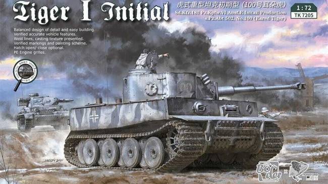 Распаковка Border Model 1 72 TK7205 Tiger I Initial