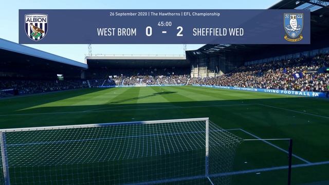 Fifa 19 West Brom v  Sheffield Wednesday 2020 21 season in 4K Ultra HD