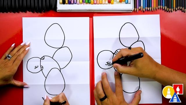 How To Draw An Easter Egg Stack Folding Surprise