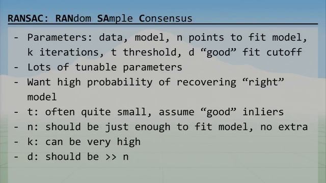 The Ancient Secrets of Computer Vision  07  Matching RANSAC SIFT and HOG