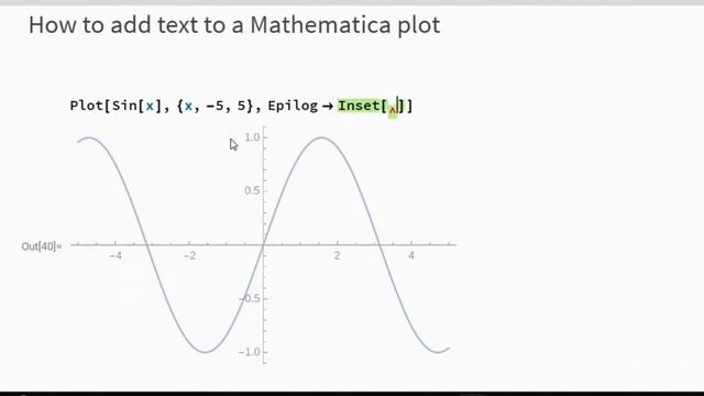 ✅ How To Add Text To A Mathematica Plot 🔴