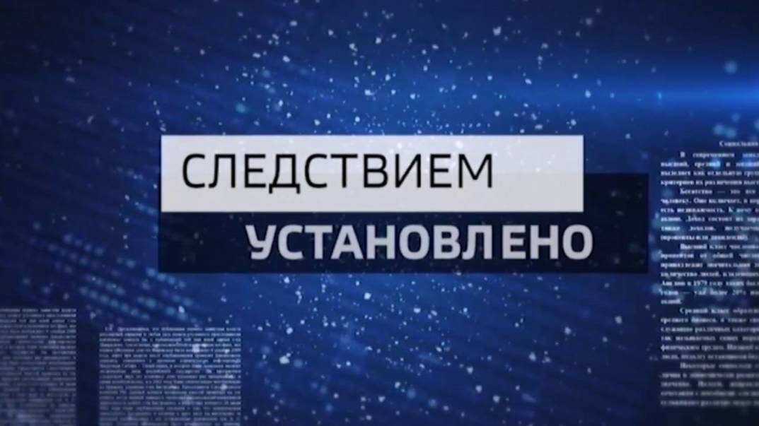 «Следствием установлено» 13.11.2024