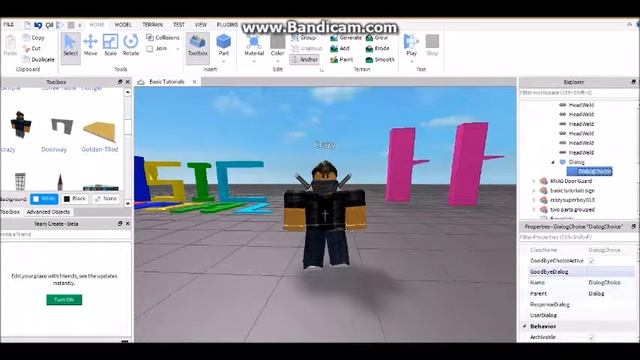 How to Make Dialog - Roblox 2017