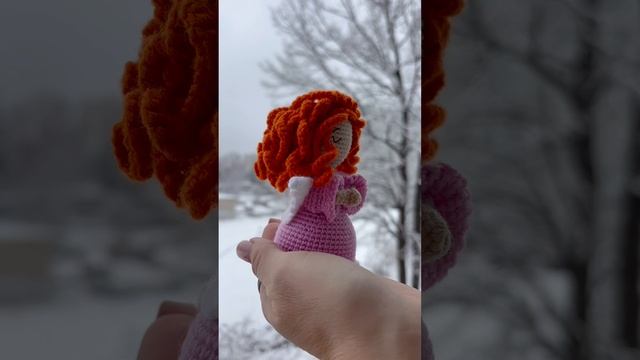 Ангелочек крючком