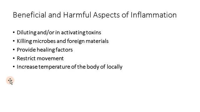 Diagnosis and Inflammation