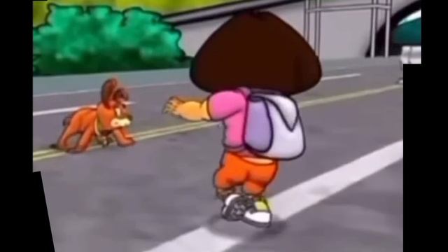 dora getting run over by cars перевод Дора попадает под машины