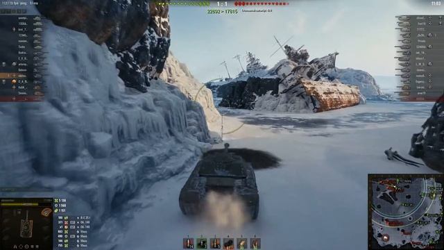 T110E4 выполнил ЛБЗ-ПТ 15 на Об.260