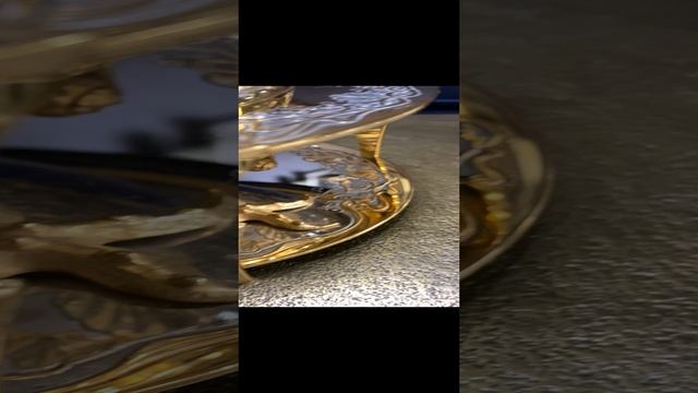 Компас Морской с топазами, черным жемчугом, фианитами аква