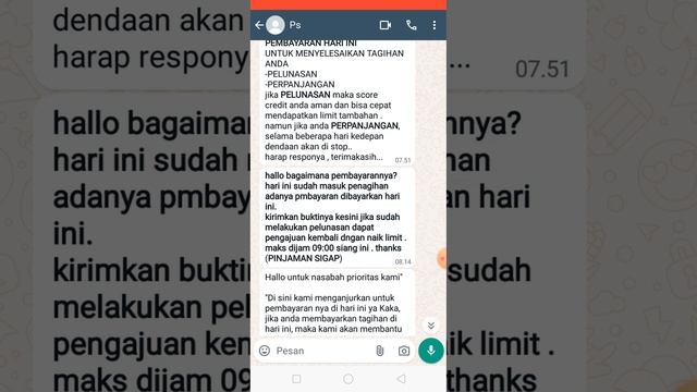 gagal bayar pinjaman online pinjaman sigap,ini yang terjadi sehari sebelum jatuh tempo guys😂