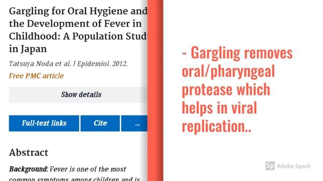 ROLE OF TURMERIC SALT WATER GARGLING ON COVID 19