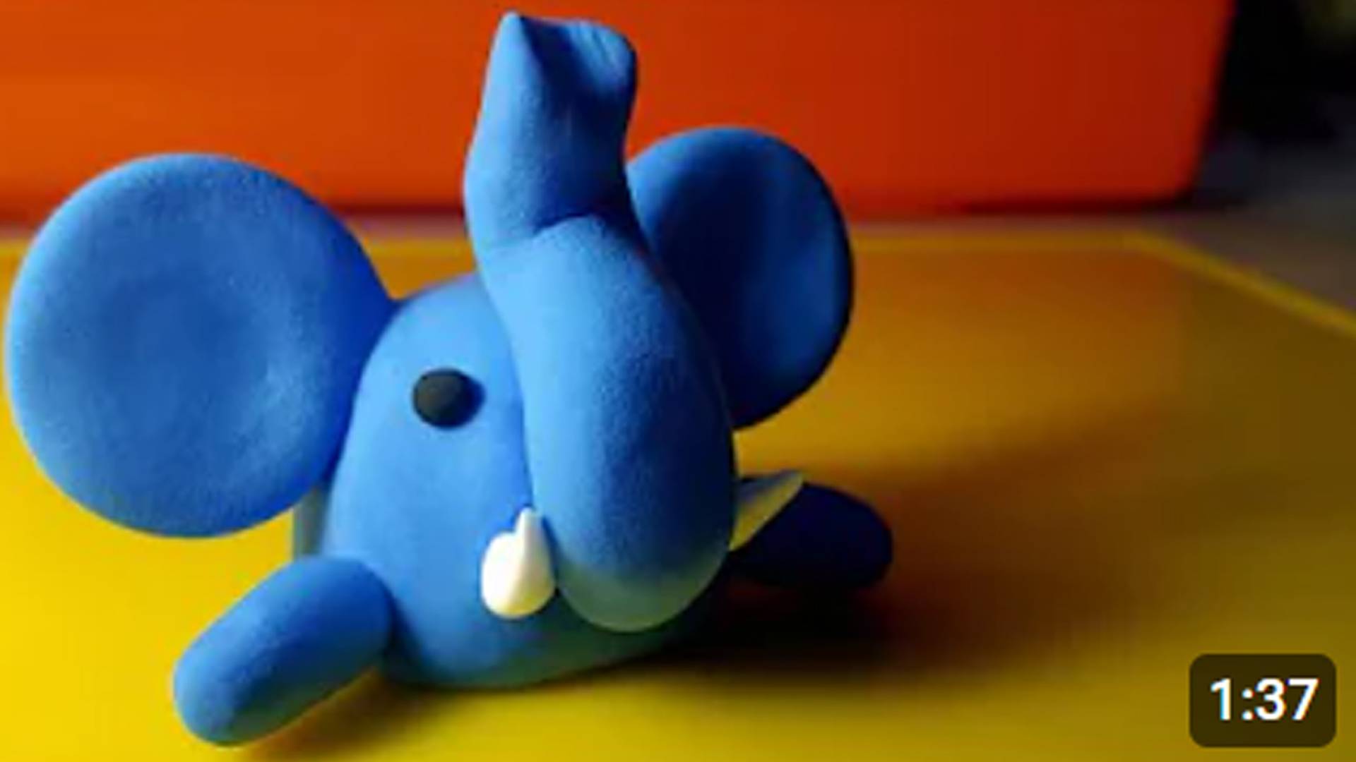 Слон из пластилина. Как слепить из пластилина слоника или слона. Plasticine elephant