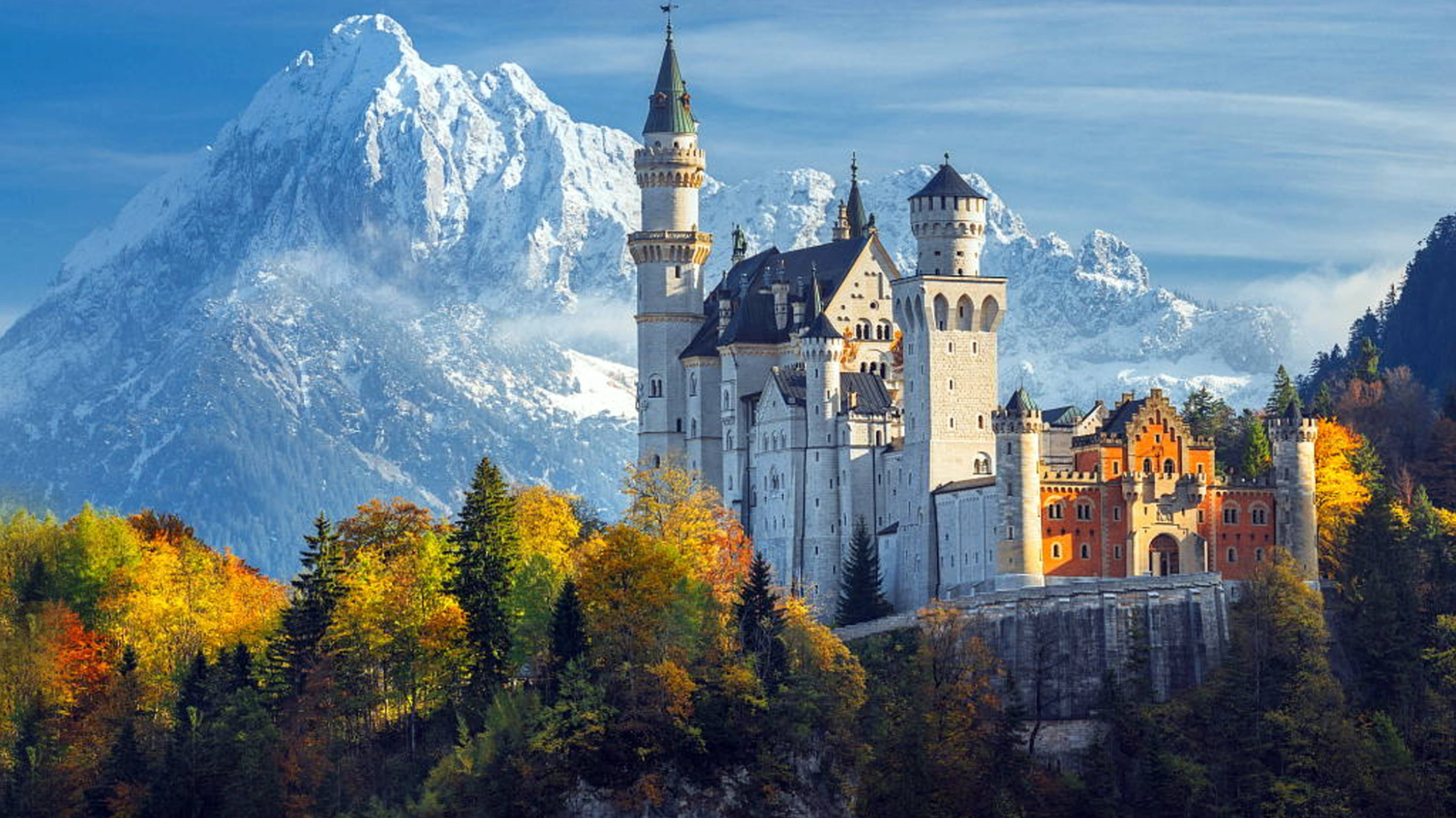 Бавария 🇩🇪 Замок 🏰"Нойшванштайн" самый романтичный замок Бавари Neuschwanstein in Bayern-Germany