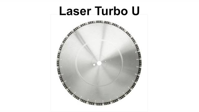 Диски для резки бетона, гранита и природного камня Laser Turbo U