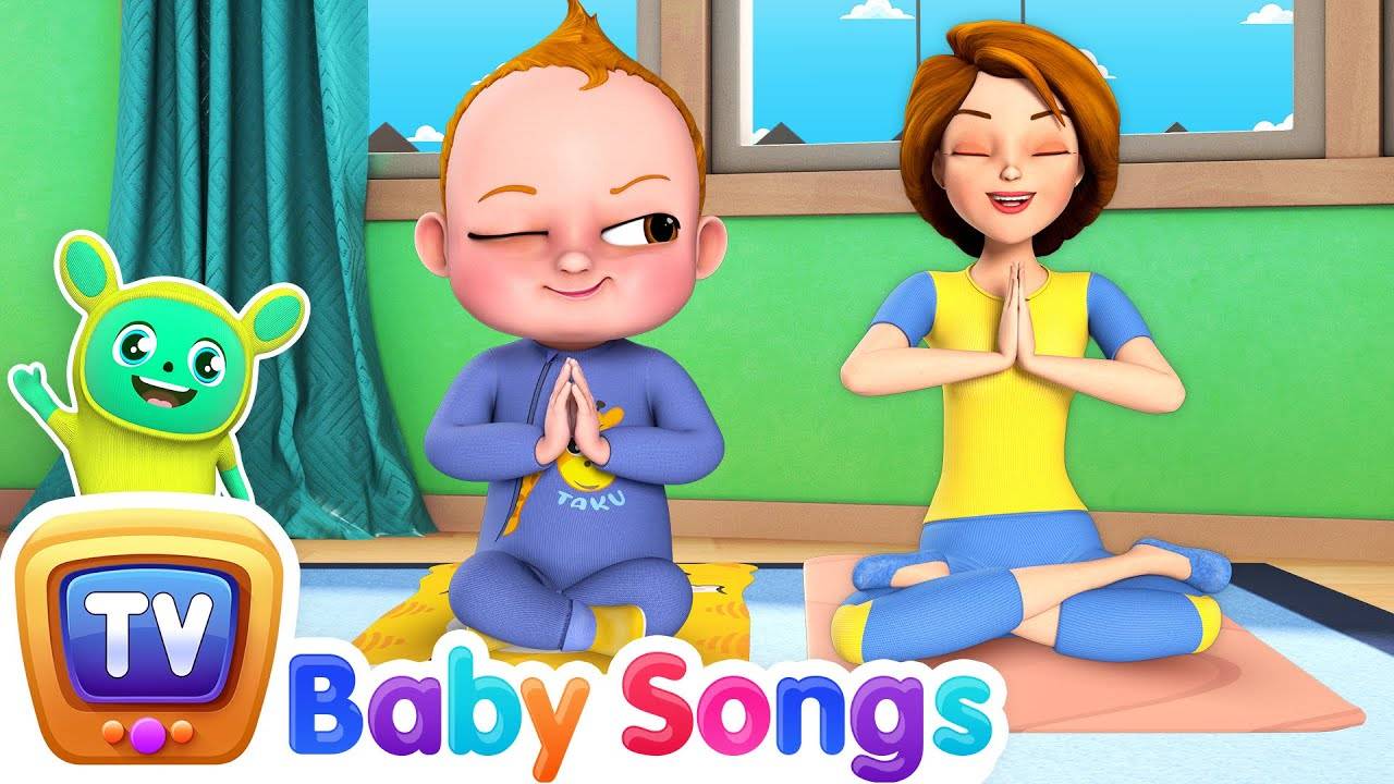 🧘🏻Мир малыша Таку - Песенка для занятий йогой | ChuChu TV подпевает детским стишкам.