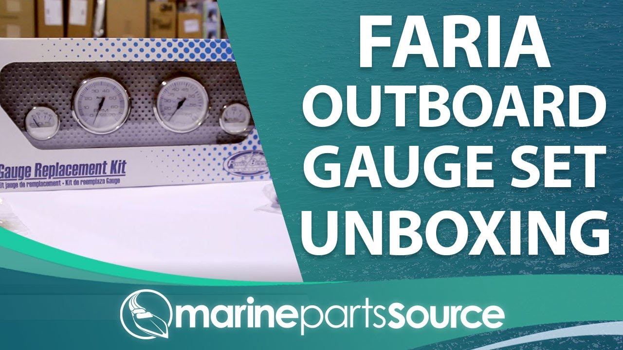 FARIA Outboard Gauge Kit Unboxing (KTF002)